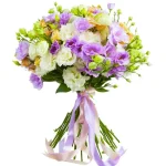 Эустомы нежный микс